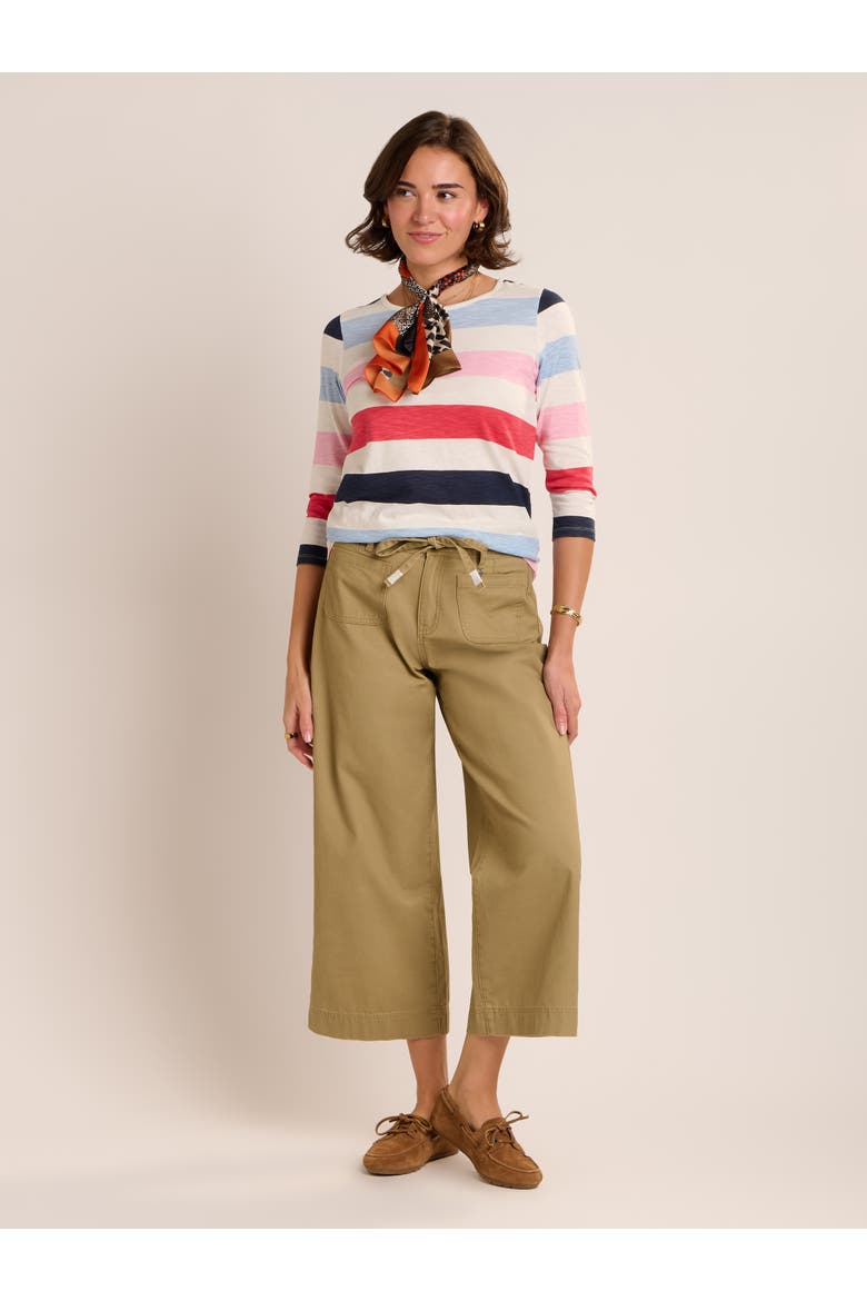 Coast Striped 3/4 Sleeve T-Shirt, Alternate, color, Multi