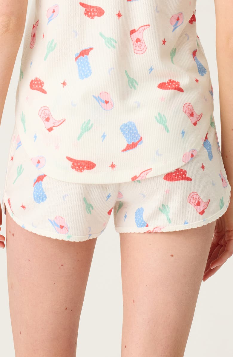 PJ Salvage American Honey Pajama Shorts, Alternate, color,