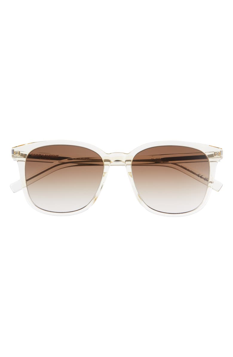 Saint Laurent 56mm Round Sunglasses, Main, color, 