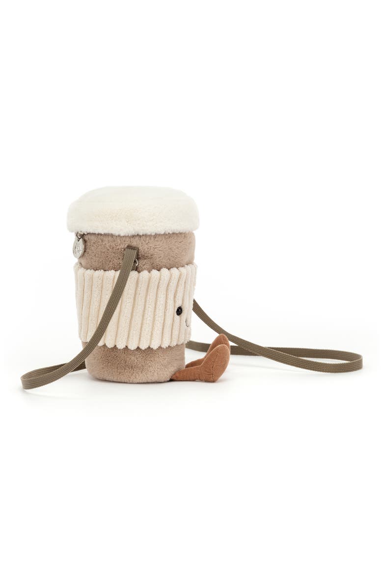 Kids' Coffee To Go Plush Crossbody Bag, Alternate, color, MULTI