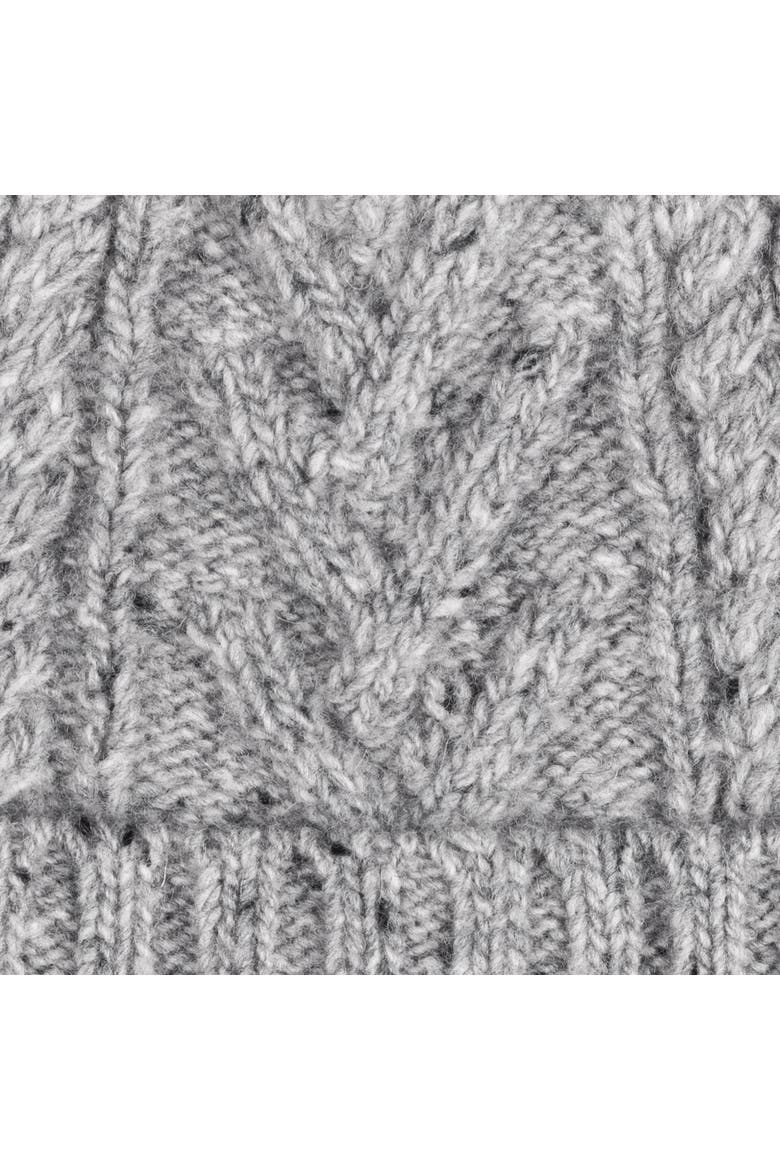 Aran Tweed Beanie, Alternate, color, Andover Hthr