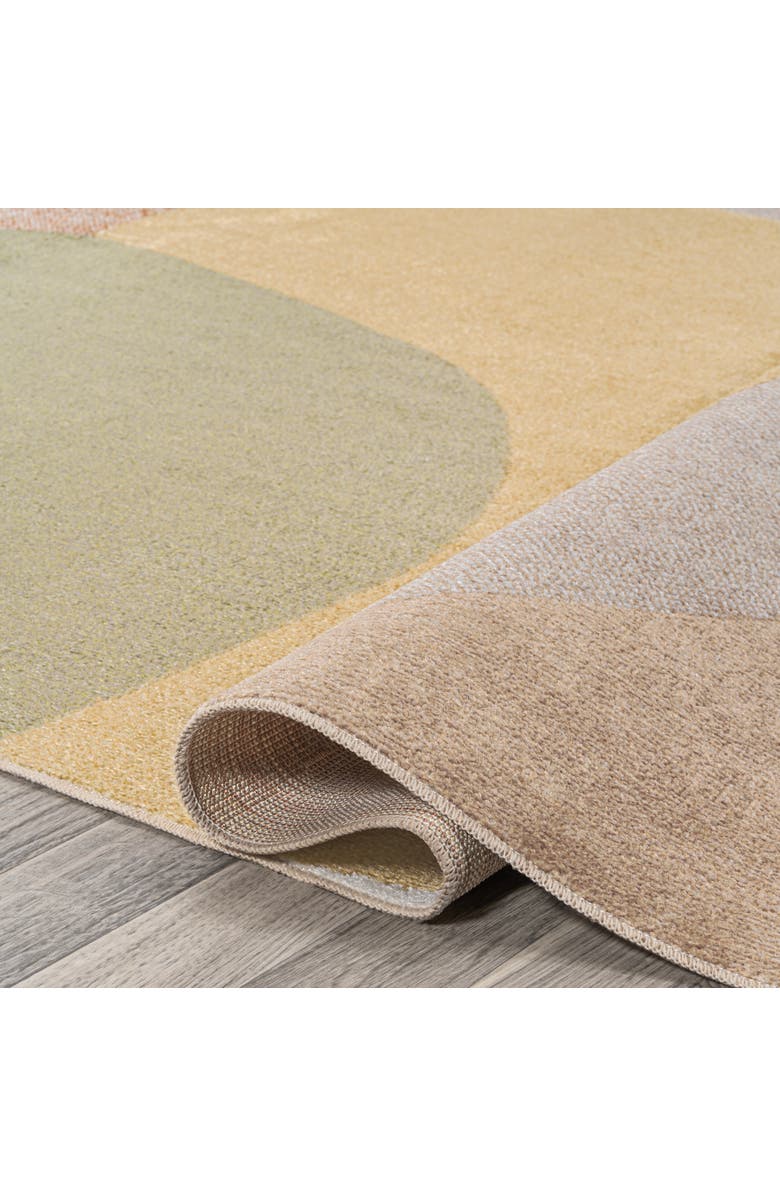 JONATHAN Y Pebble Geometric Kids & Novelty Machine-Washable Area Rug, Alternate, color, Multi