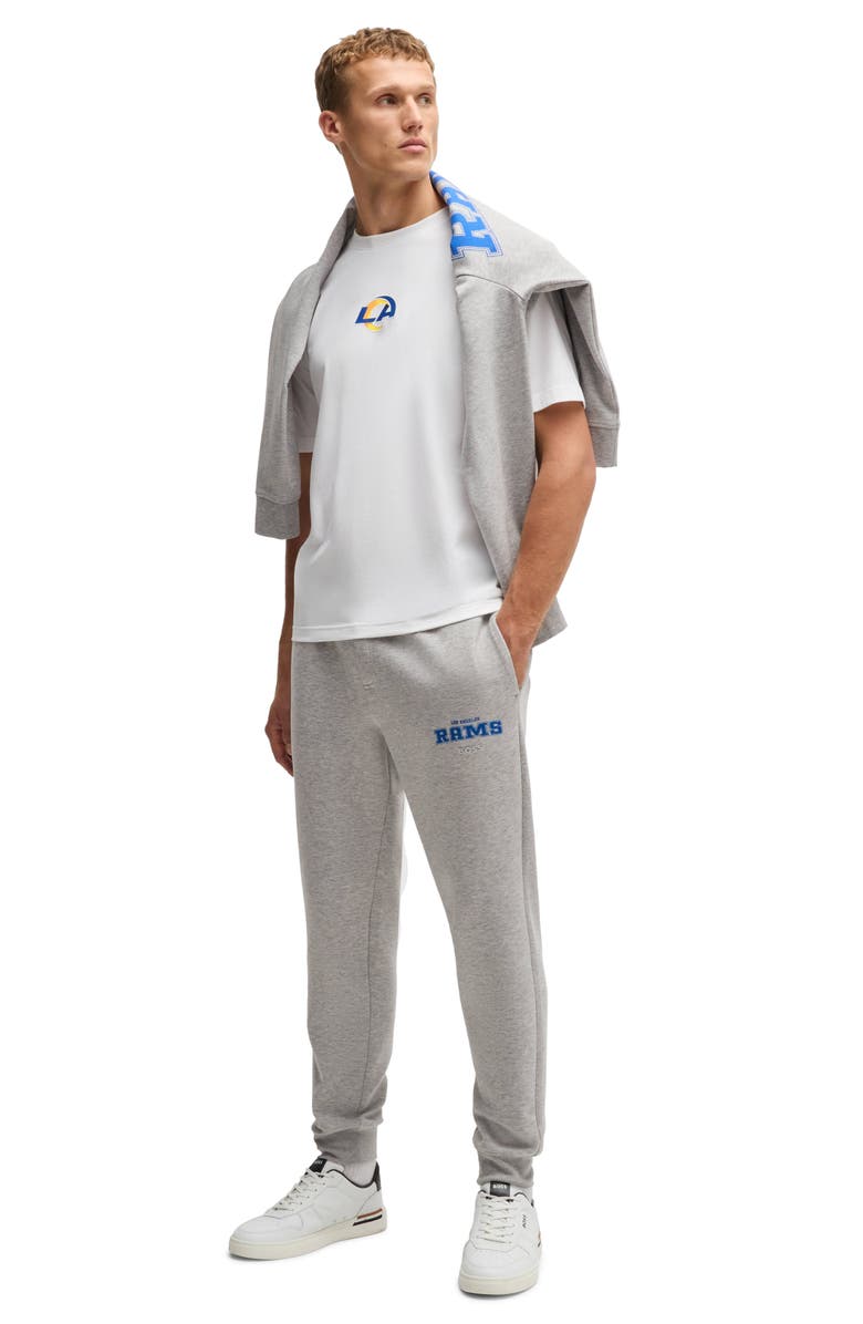 BOSS x NFL Stretch Cotton Graphic T-Shirt, Alternate, color, Open Wht