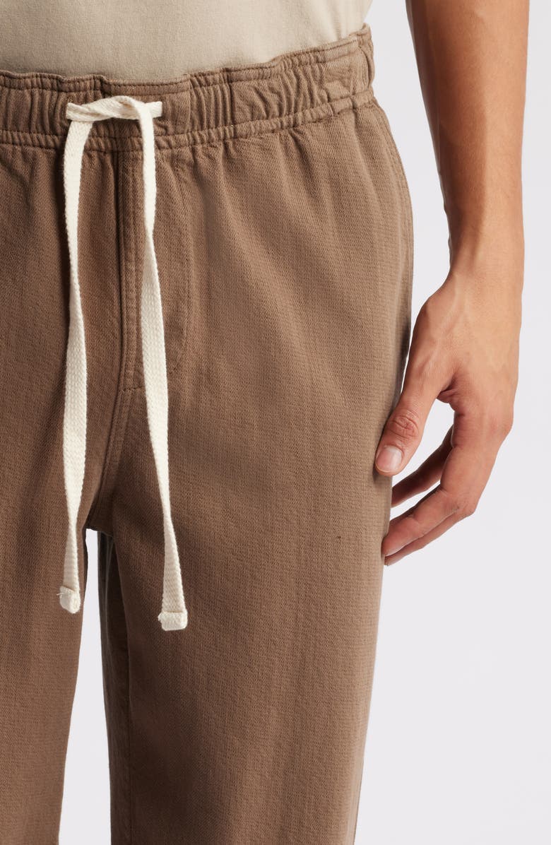 FRAME Textured Terry Travel Pants, Alternate, color, Taupe