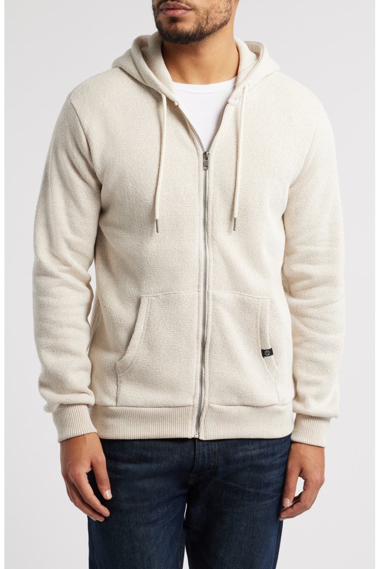 Jordyn Full Zip Hoodie, Alternate, color, BONE