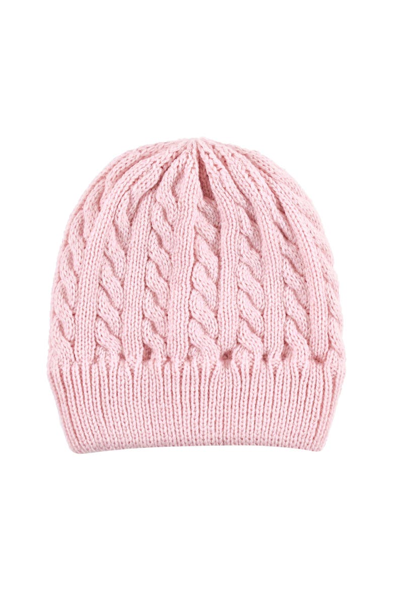 Cozy Knitted Headwear 3Pk, Alternate, color, Pink Cream