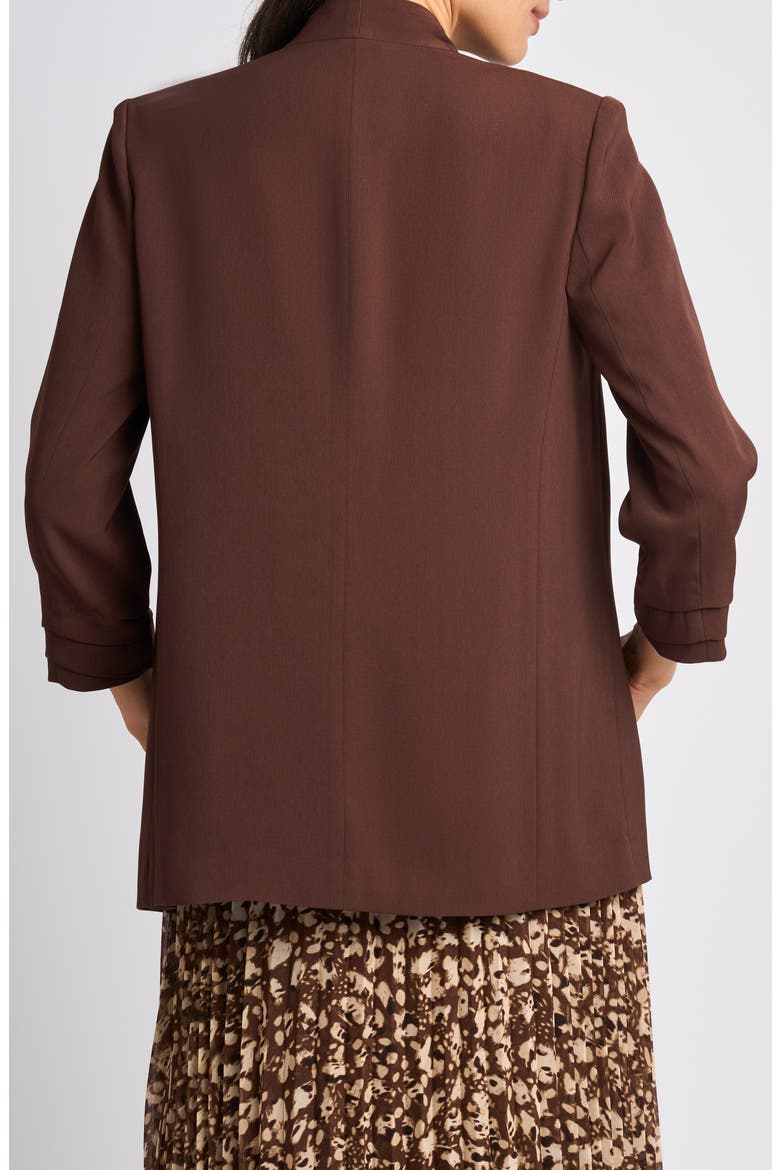 Open Front Blazer, Alternate, color, CHICORY COFFEE