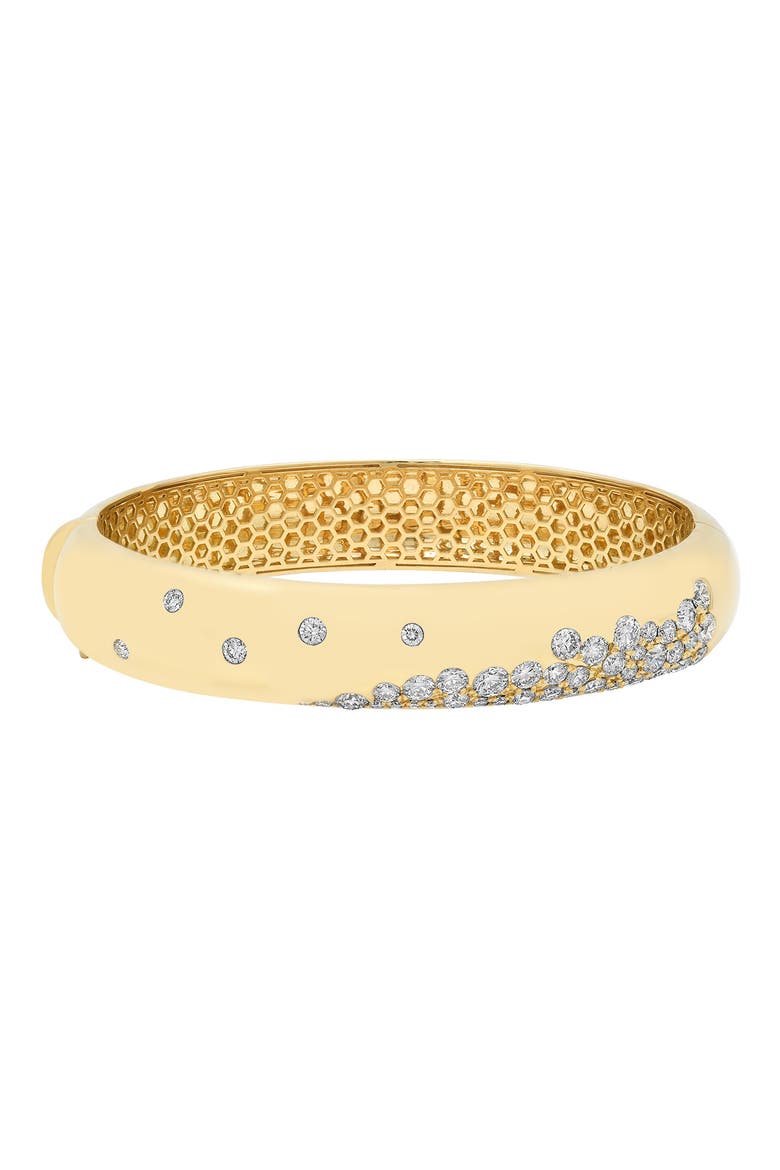 Papua 18k Gold Diamond Bangle, Main, color, 18K YELLOW GOLD