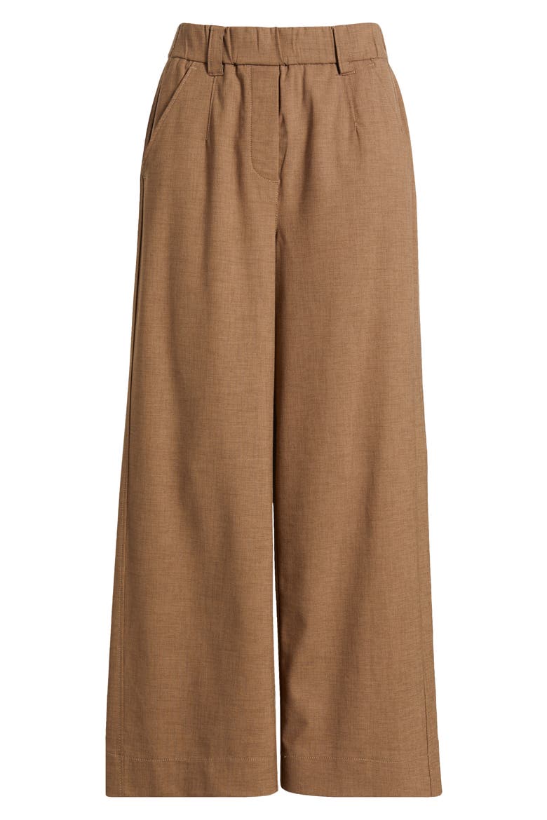Glider Skyrise Wide Leg Pants, Alternate, color, TOASTED COCONUT
