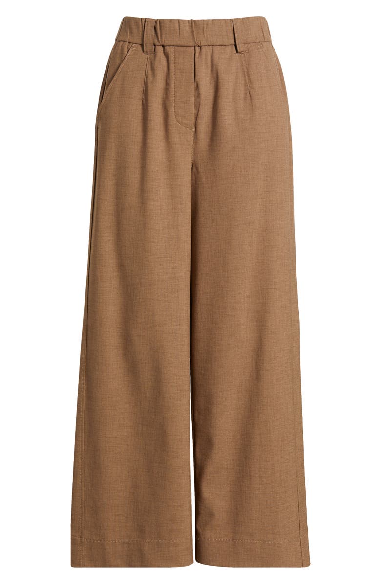 Wit & Wisdom Glider Skyrise Wide Leg Pants, Alternate, color, Toasted Coconut