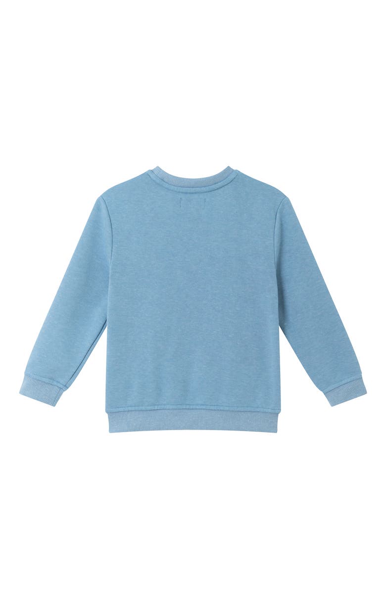 Andy & Evan Kids' Shark Sweatshirt & Sweatshorts Set, Alternate, color, 