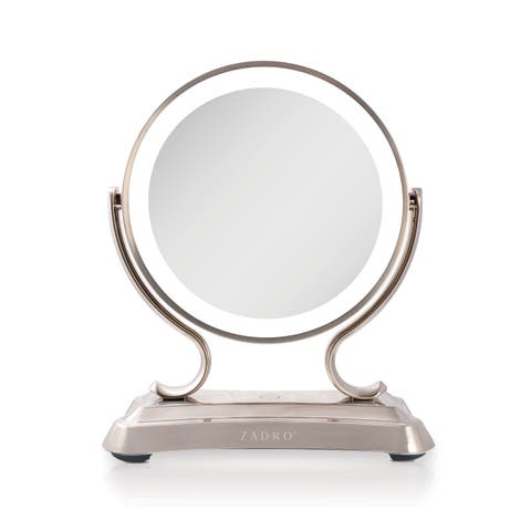 Glamour Lighted Makeup Mirror with 5X/1X Magnification