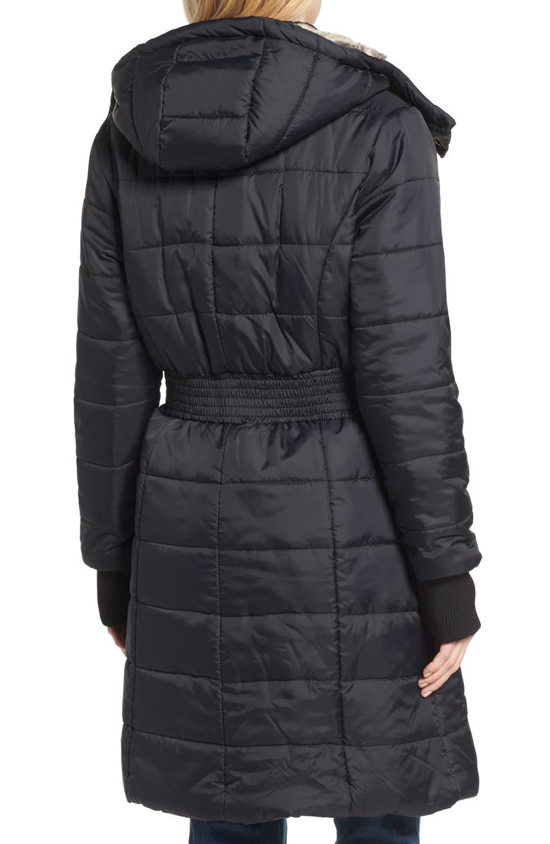 Modern Eternity Madison Quilted 3-in-1 Maternity Puffer Coat with Faux Fur Trim, Alternate, color,