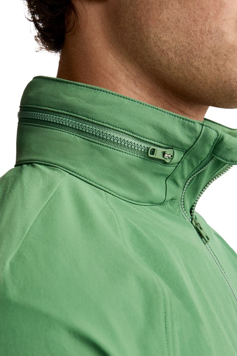 Mens Jockey 1876 Collection 1/2 Zip Windbreaker, Alternate, color, Badge Green