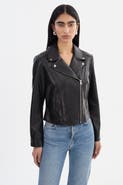 LAMARQUE Klea | Recycled Leather Biker Jacket