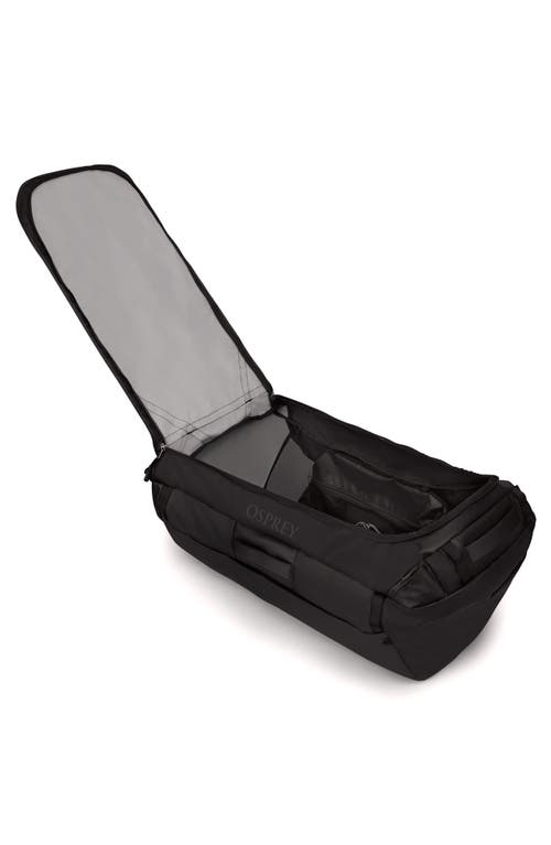 Osprey Transporter 150-liter Duffle Luggage In Raven Black/black