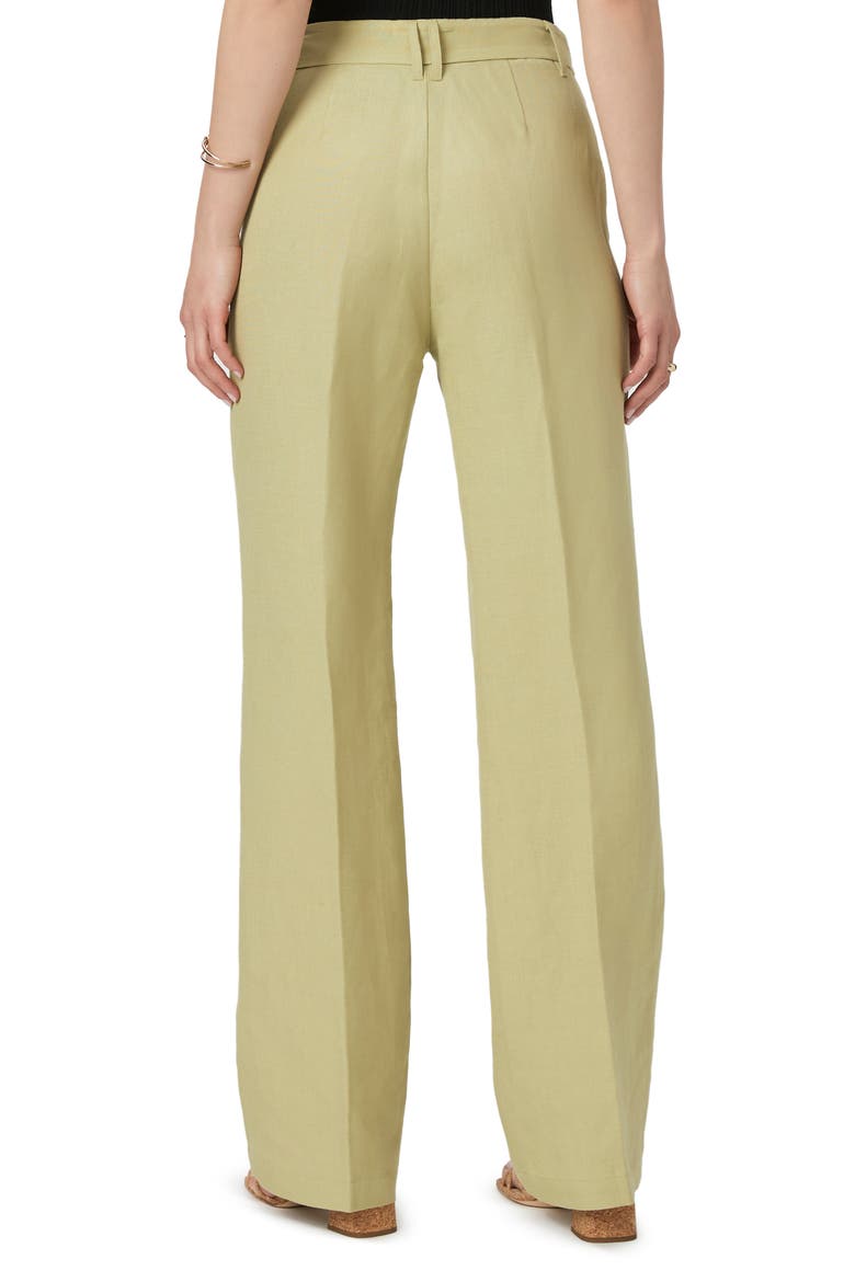 Montauk Linen Blend Pants, Alternate, color, PALE OLIVE