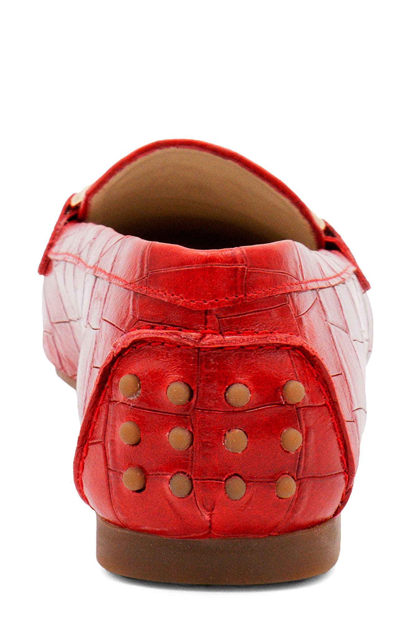 Decano Croc Embossed Loafer, Alternate, color, ROSSO COCCO BENGALI