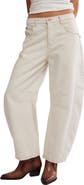 Free People Good Luck Mid Rise Barrel Leg Jeans