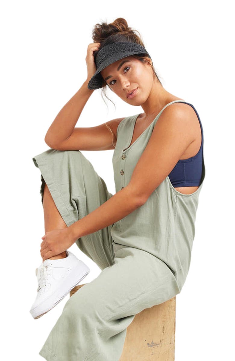 Hemlock Capri Visor, Alternate, color, Onyx