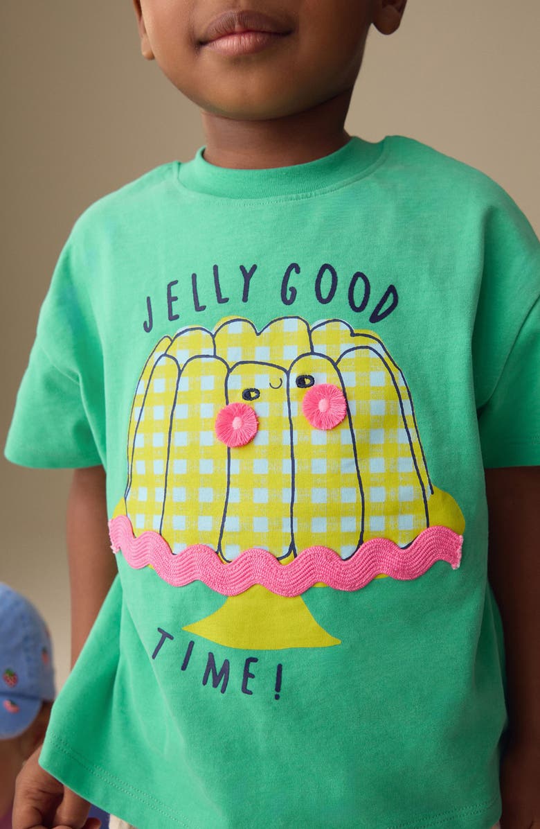 NEXT Kids' 4-Pack Assorted Graphic Cotton T-Shirts & Shorts Set, Alternate, color, Green