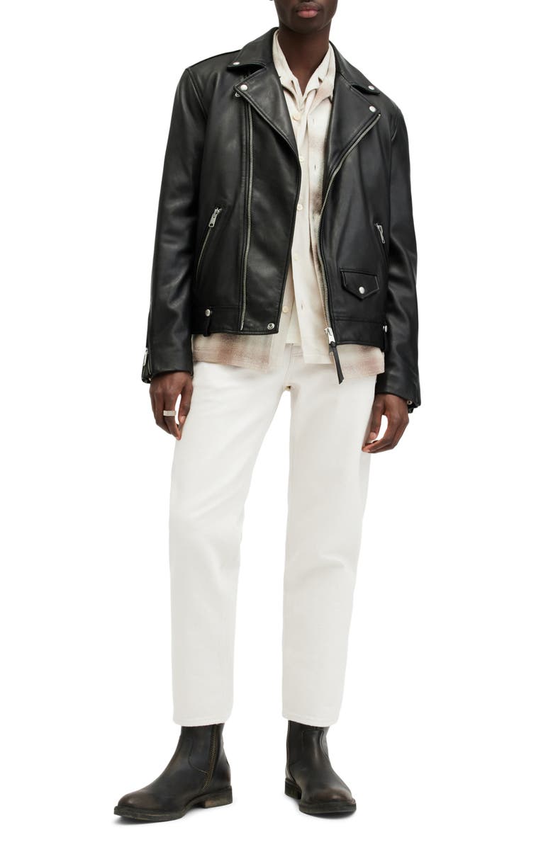 AllSaints Dean Crop Slim Fit Jeans, Alternate, color, 