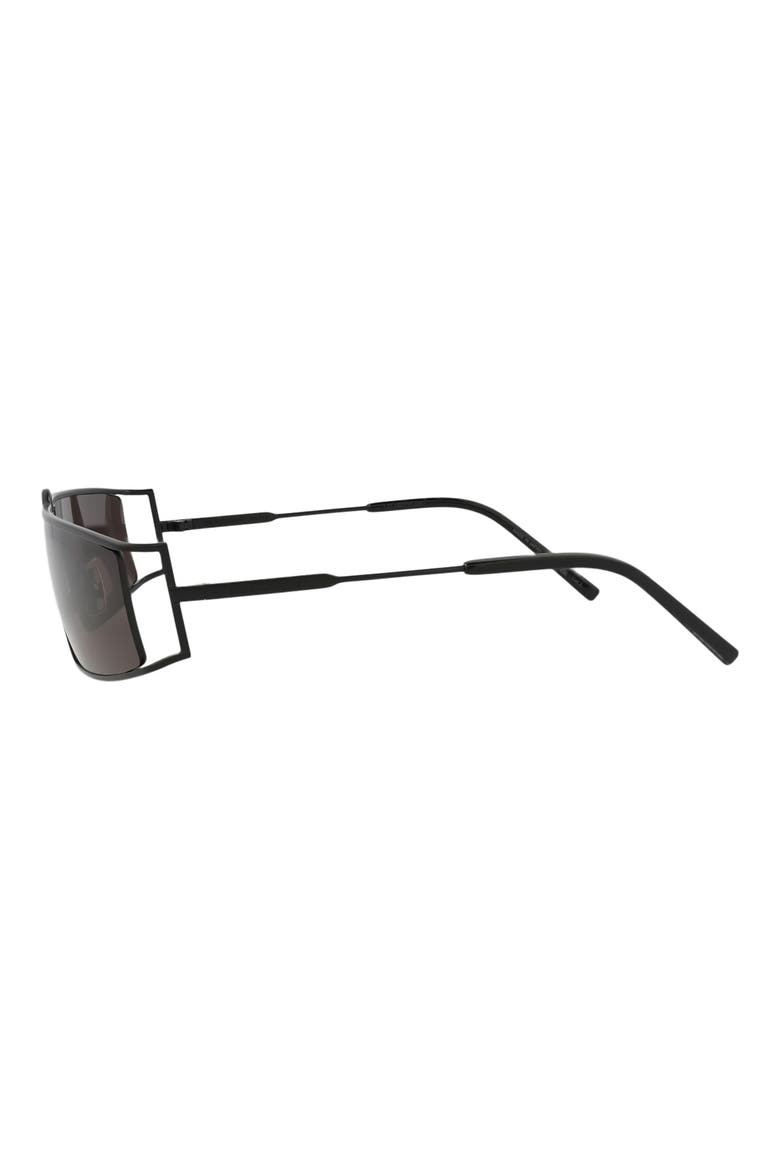 66mm Oversize Square Sunglasses, Alternate, color, BLACK BLACK BLACK