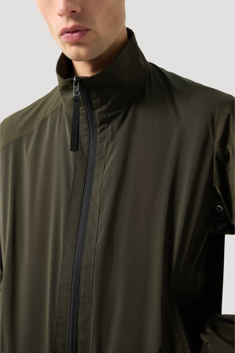Jonas Tech Blouson, Alternate, color, Olive green