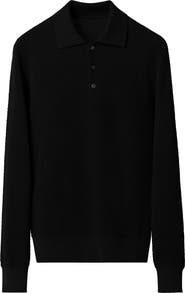 Eton Merino Wool Long Sleeve Polo