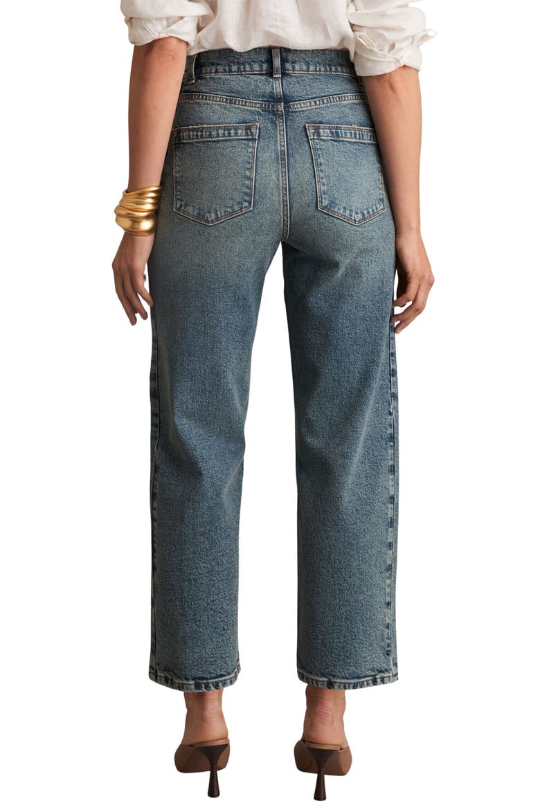 Molly Straight Leg Jeans, Alternate, color, MID BLUE