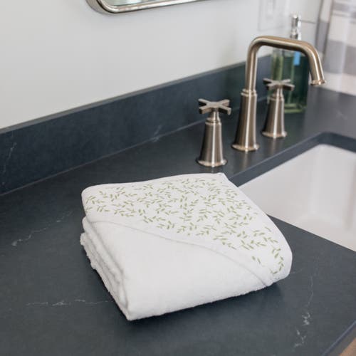 Lulujo Hooded Towel In Greenery