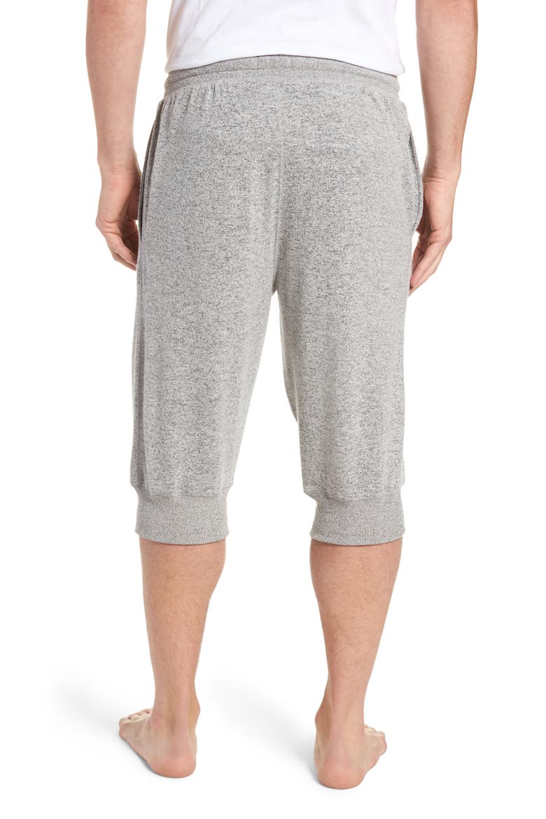 Cropped Drawstring Jogger Pants, Alternate, color, HEATHER GREY