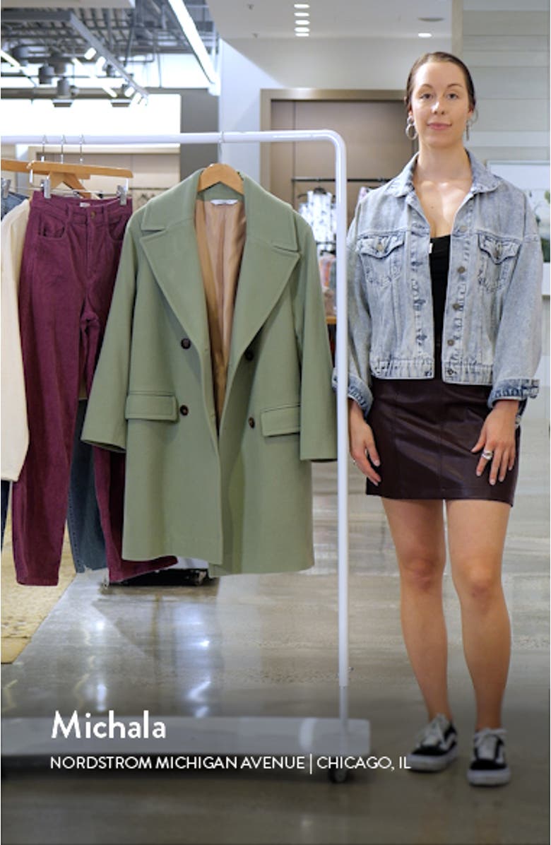Juliet Double Breasted Wool Coat, sales video thumbnail