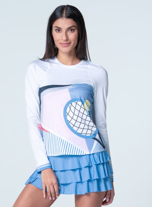 Lucky In Love Awsome Ruffle Skirt In Blue