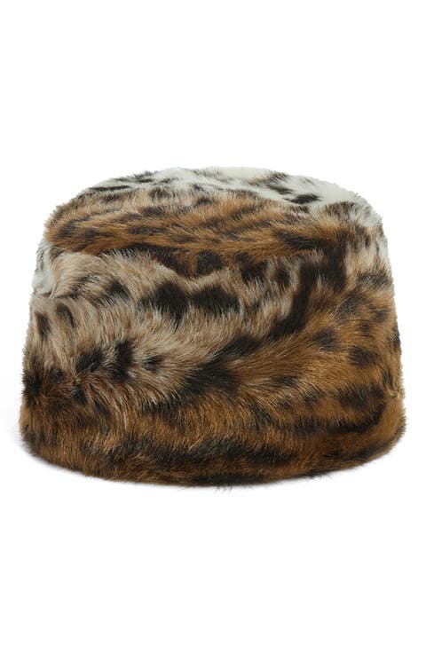 Margot Faux Fur Pillbox Hat