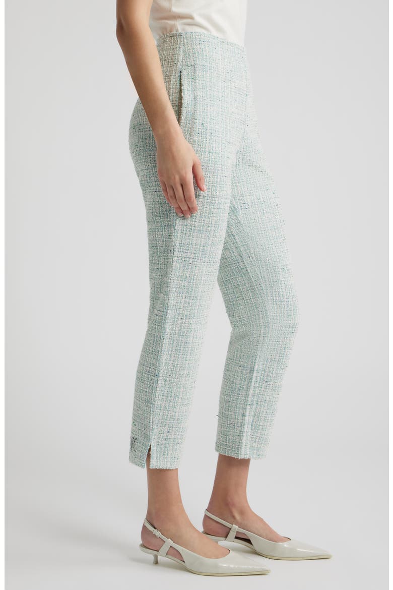 Stretch Bouclé Skimmer Pants, Alternate, color, MINT