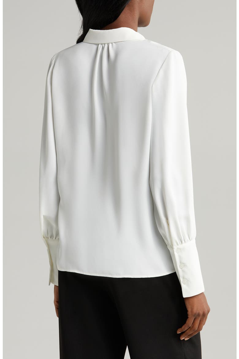 Long Sleeve Button-Up Shirt, Alternate, color, NEW IVORY