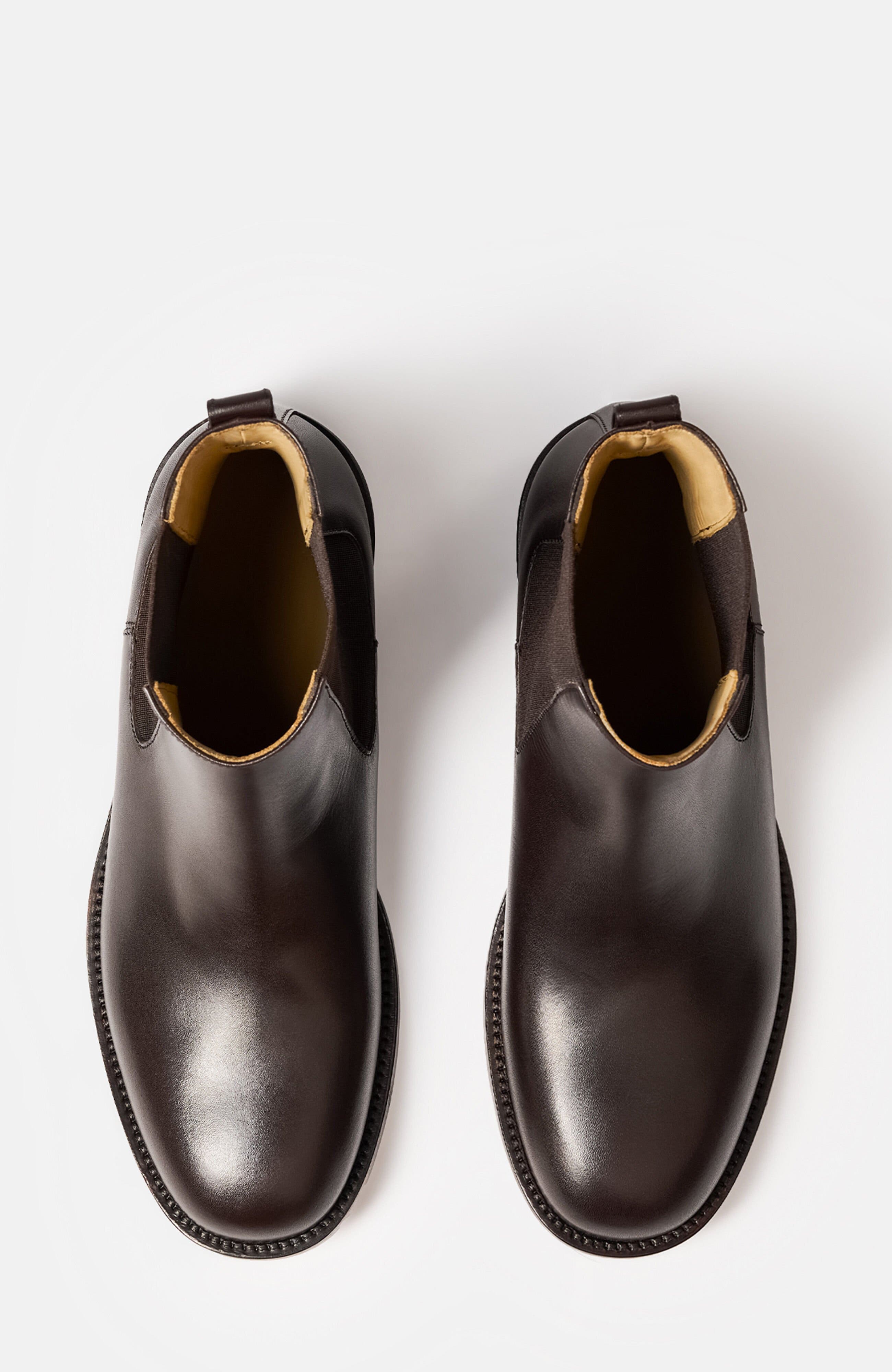 Elliot Chelsea Boots, Alternate, color, Dark Brown - Calf