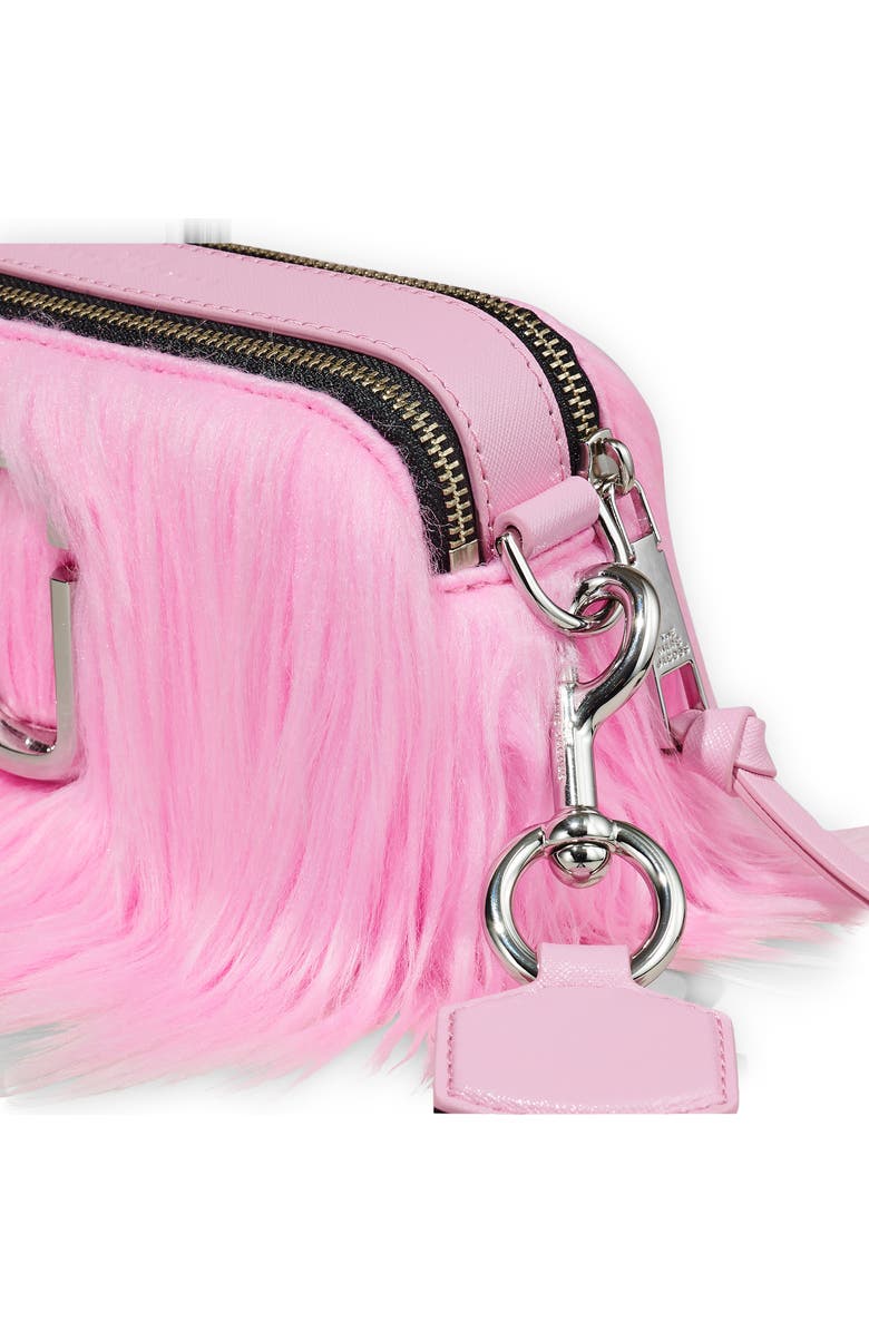 Marc Jacobs Snapshot Faux Fur Crossbody Bag, Alternate, color,
