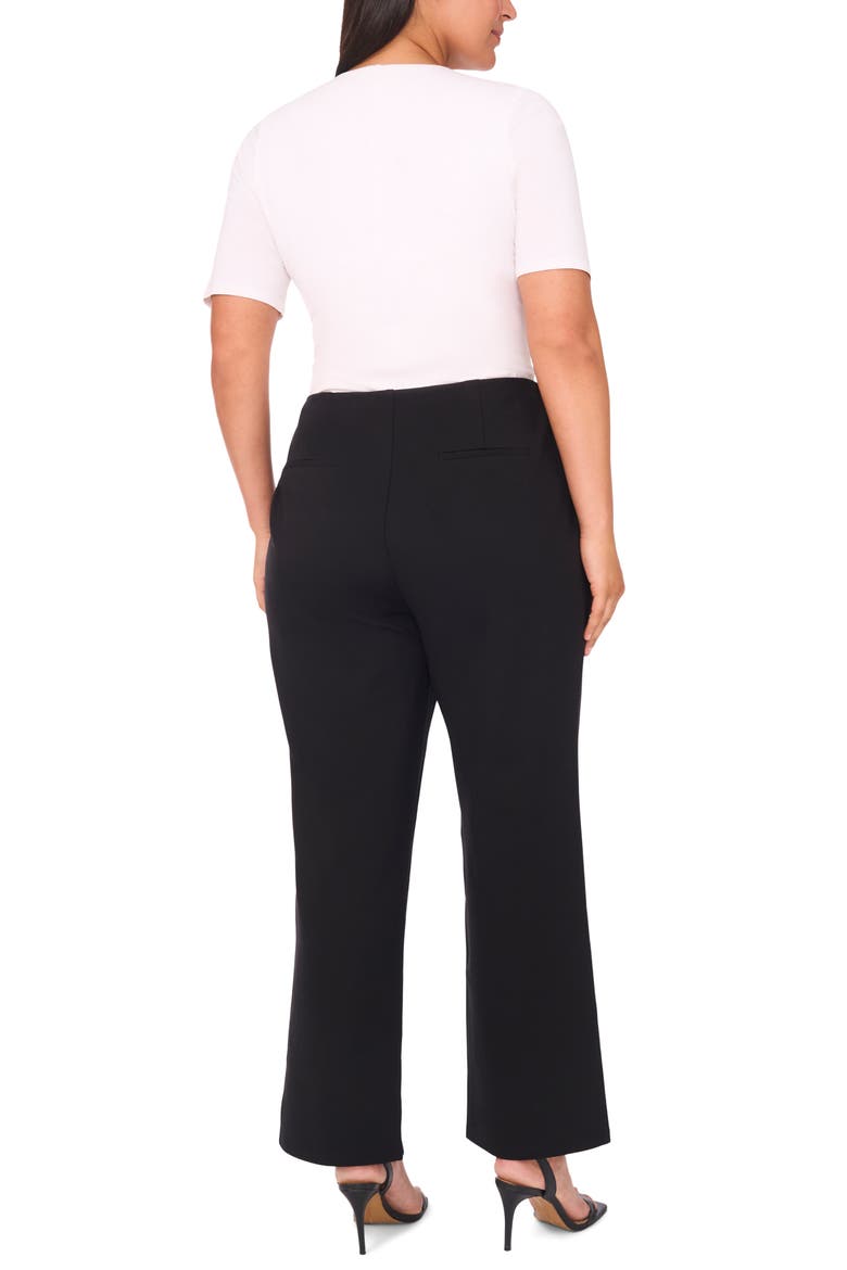 High Waist Straight Leg Pants, Alternate, color, RICH BLACK