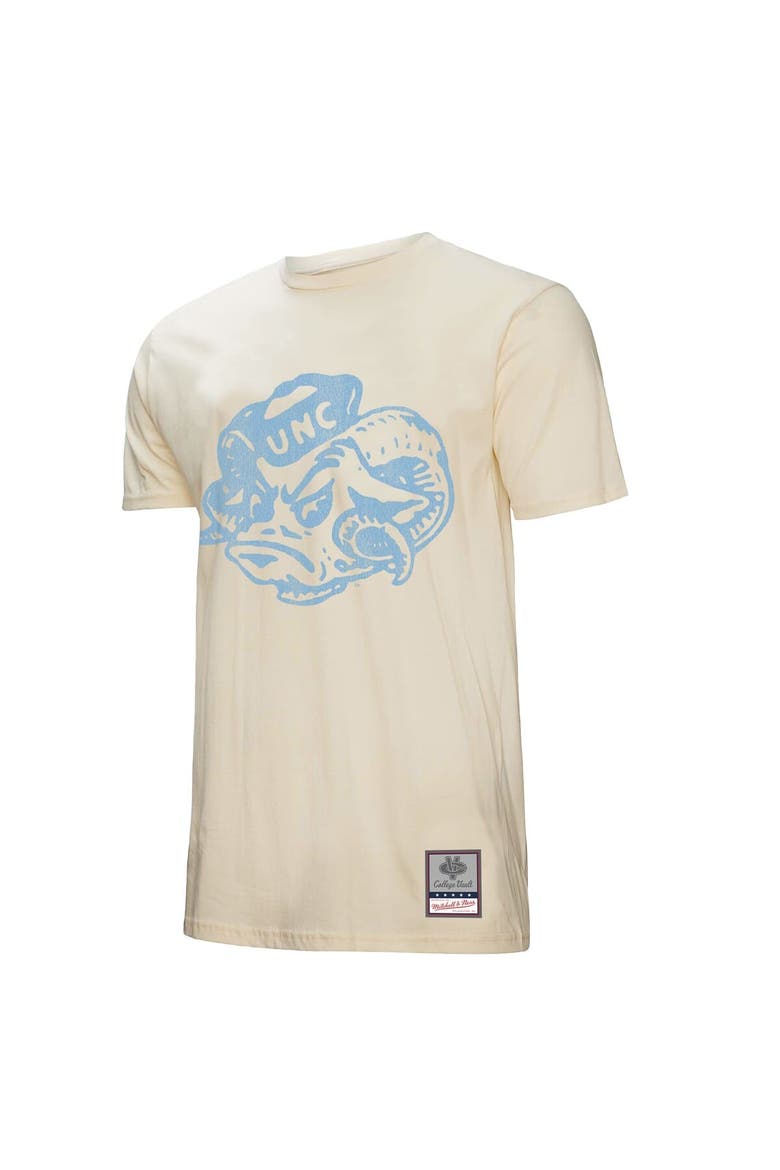Men's Mitchell & Ness  Cream North Carolina Tar Heels Vintage Tone T-Shirt, Alternate, color, Cream