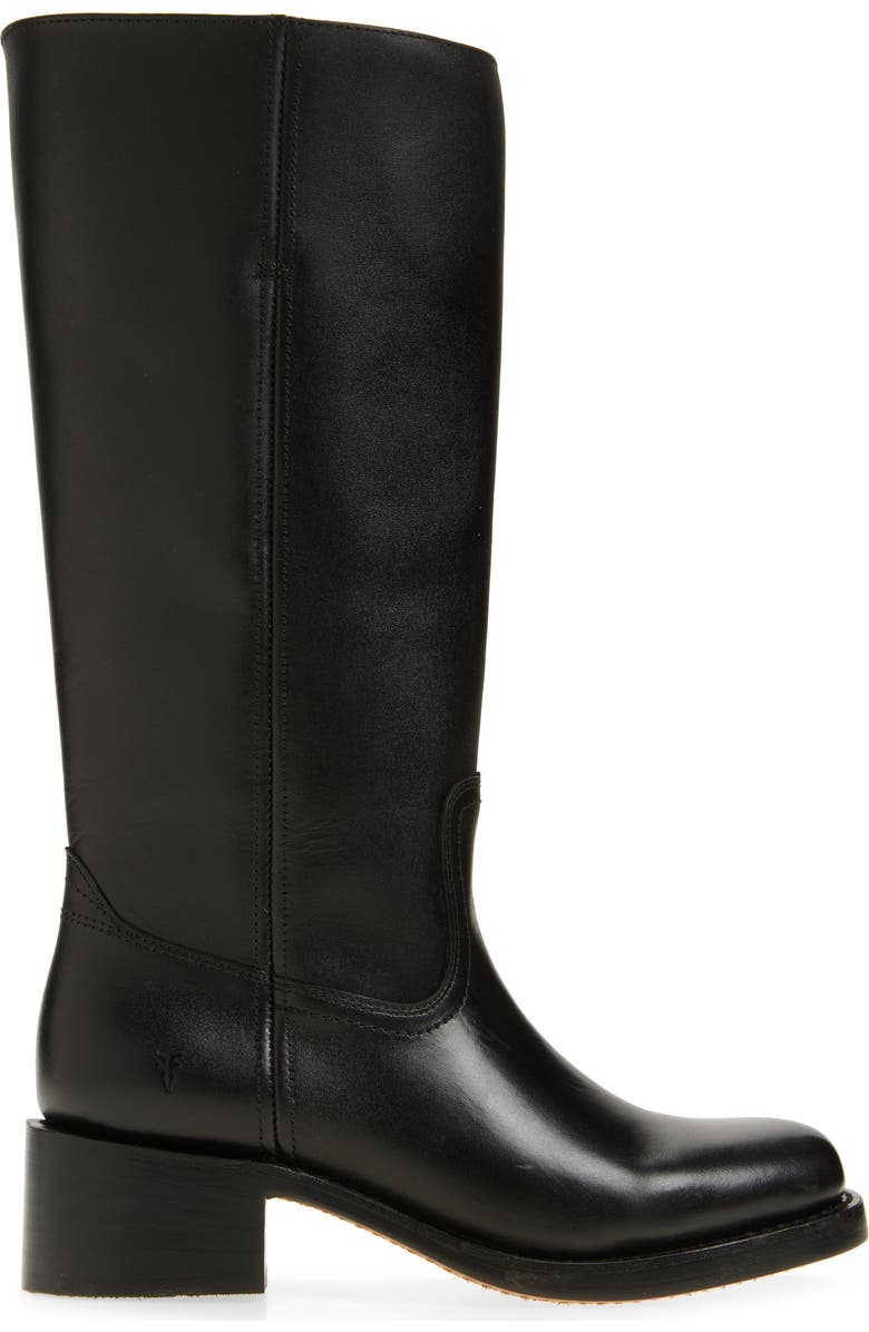 Frye Campus Knee High Boot, Alternate, color, Black