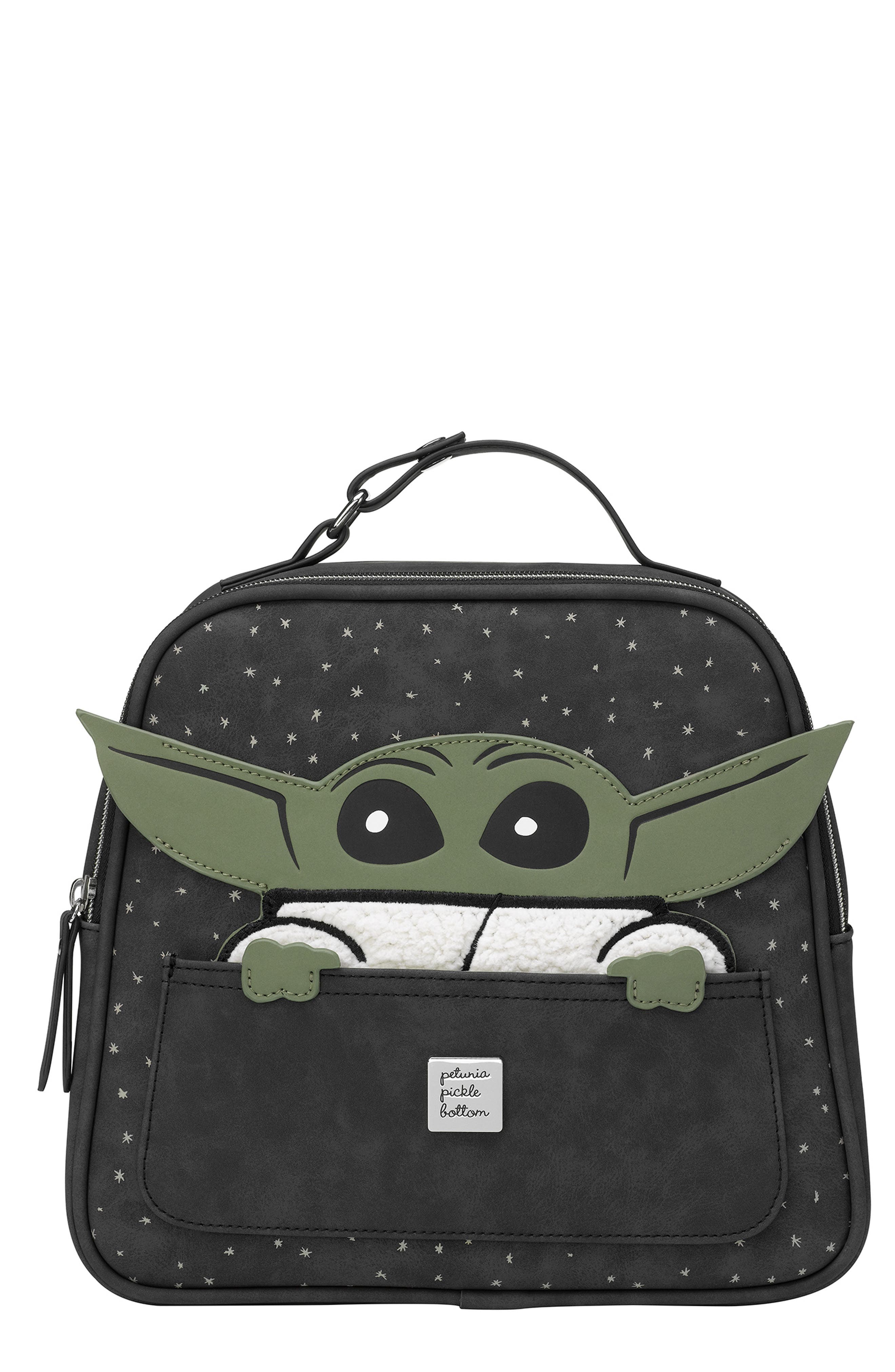 Petunia Pickle Bottom x Star Wars<sup>™</sup> The Child Collection Tandem Insulated Bottle Tote & Lunch Box, Main, color, 