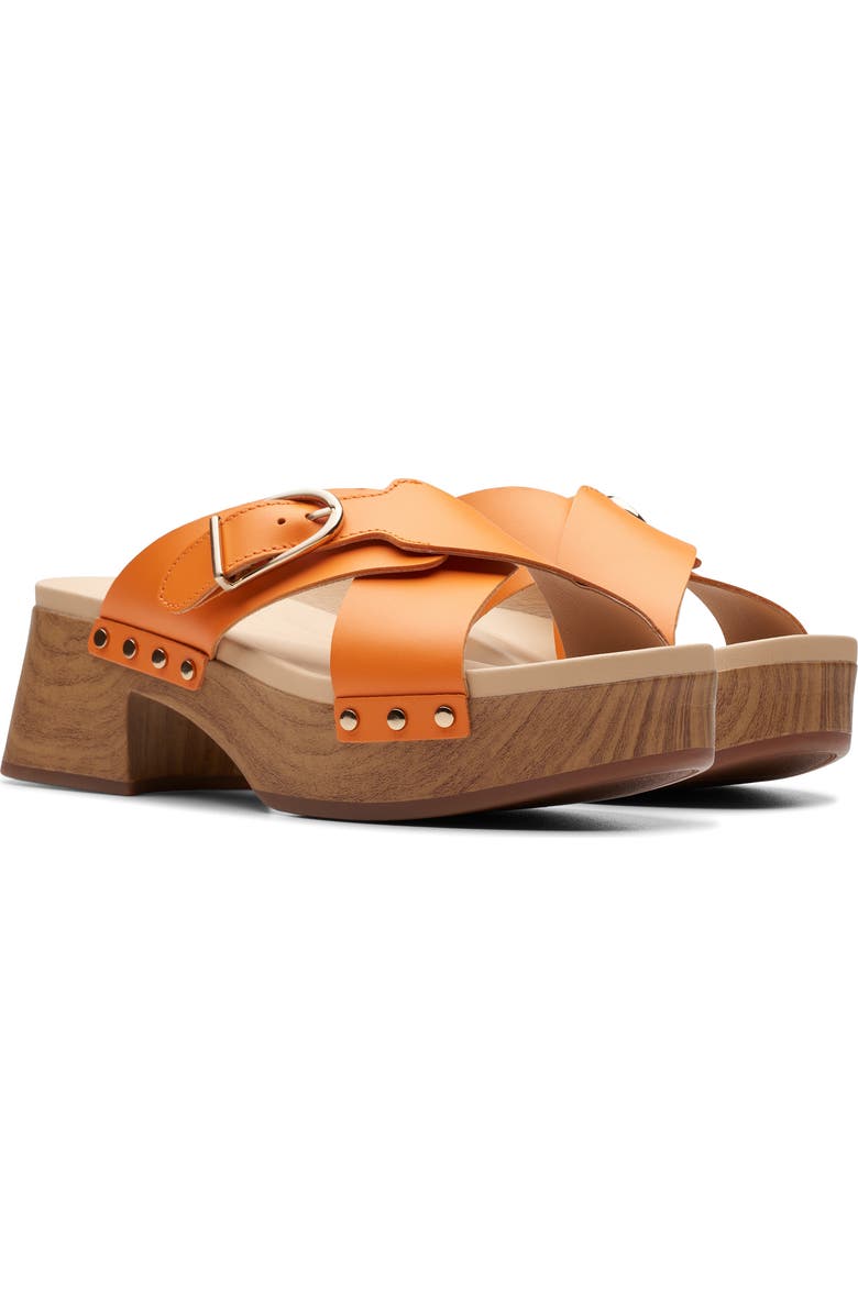 Clarks<sup>®</sup> Sivanne Walk Platform Slide Sandal, Main, color,