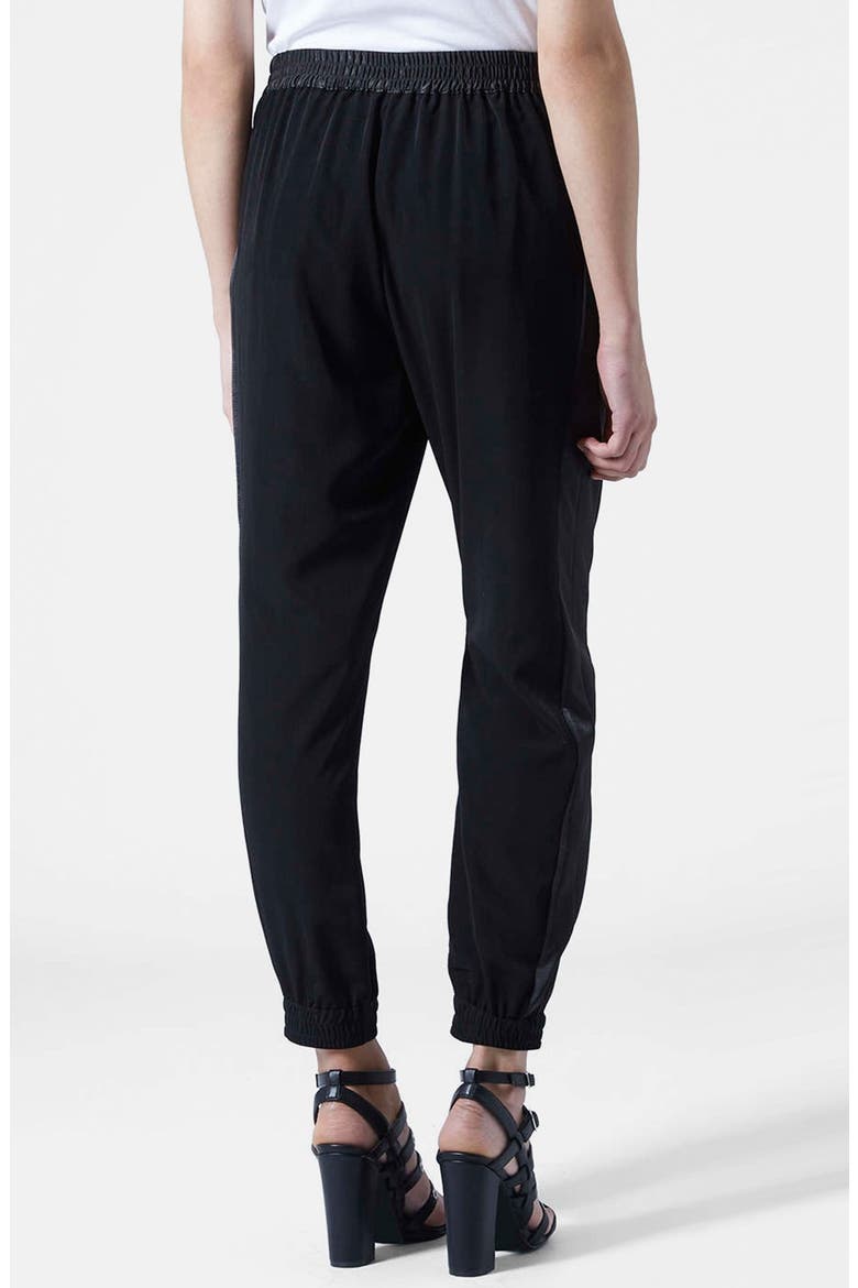Flat Front Jogger Pants, Alternate, color, BLACK