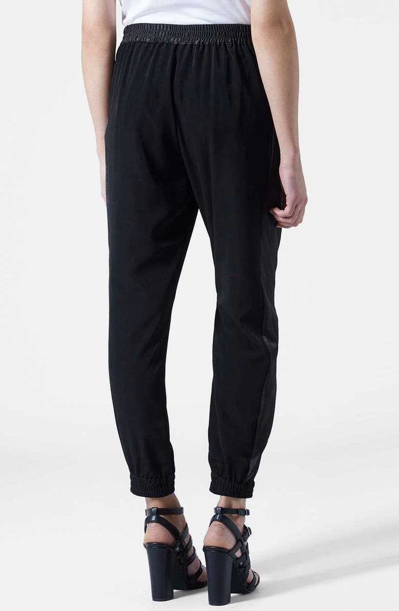 Topshop Flat Front Jogger Pants, Alternate, color, 