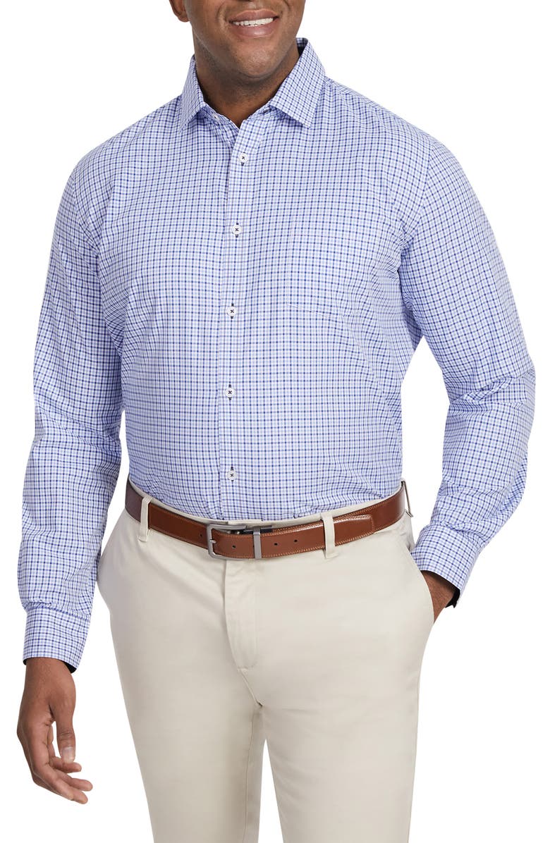 Johnny Bigg Marlon Regular Fit Check Cotton Button-Up Shirt, Main, color,