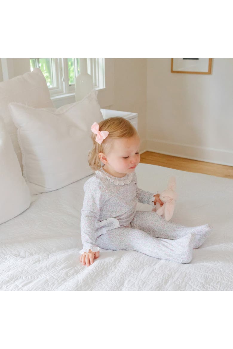 Lucy Girls' Romper, Alternate, color, Garden Soiree
