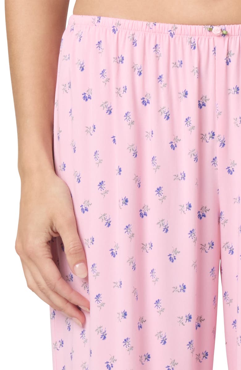 Florence by Mills Relaxed Fit Pajama Pants, Alternate, color, Pink Floral