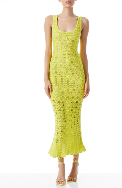 Veronique Pointelle Knit Dress